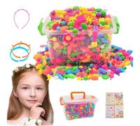Pop Beads Jewelry Making Ki Attractive DIY Handmade Puzzle Educational Toys