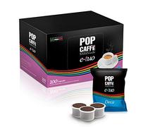 POP CAFFE' 100 Capsules ''e-tuo'' mélange 2 cremeux compatibles machine à cafè Mitaca MPS, Fior fiore coop, Lui espresso, Martello.