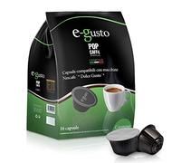 Pop Caffè 160 capsules e-gusto, mélanges 2 cremoso, compatible avec Nescafé Dolce Gusto.