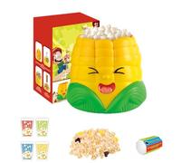 Pop Corn Game,Jouet éducatif de Jeu de Pop-CornJeu de société de Puzzle,Jeux de fêen Famille,Jeu interactif,1 Set Realist Corn Desktop Popcorn Catching Game Fun Prank Toy-A