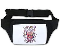 Pop Corn Monster Sac banane avec grand seau de cinéma Blanc