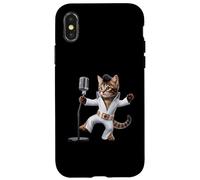 Pop Dancing Cat : l'icône de la Musique Rock et de la Culture Pop Coque pour iPhone X/XS