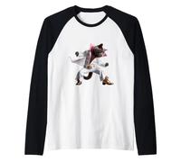 Pop Dancing Cat : l'icône de la Musique Rock et de la Culture Pop Manche Raglan