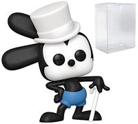 POP Disney Disney 100 Figurine en vinyle Chase Funko Oswald The Lucky Rabbit Édition limitée (livrée avec étui de protection compatible), multicolore, 9,5 cm