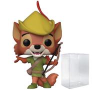 POP Disney : Robin des Bois - Figurine Funko en vinyle (livrée avec étui de protection compatible), multicolore, 9,5 cm