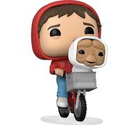 POP E.T. The Extra-Terrestrial - Elliot with E.T. in Basket Funko Pop ! Figurine en vinyle (livrée avec étui de protection compatible Pop Box), multicolore, 9,5 cm