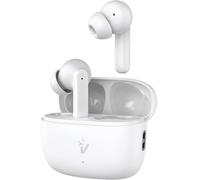 Pop EP-40WH Écouteurs Intra-Auriculaires sans Fil Bluetooth 5.3, USB-C, ANC Annulation Active du Bruit, Commandes tactiles IPX5, Microphone pour Smartphone Samsung, iPhone, Xiaomi, Huawei