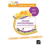 POP - Etude de la langue CE1 CE2 Ed. 2022 - fichier photocopiable pour la différenciation - Olivier Blond-Rzewuski - Hatier - broché - Scolaire / Universitaire