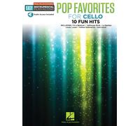 Pop Favorites - 10 Fun Hits: Cello Easy Instrumental Play-Along Book With Online Audio Tracks [With Access Code]