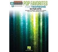 Pop Favorites - 10 Fun Hits: Trombone Easy Instrumental Play-Along Book With Online Audio Tracks
