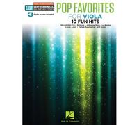 Pop Favorites - 10 Fun Hits: Viola Easy Instrumental Play-Along Book With Online Audio Tracks [With Access Code]