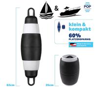 Pop Fender De Bateau Tendeur Télescopique Gain De Place Antidérapant