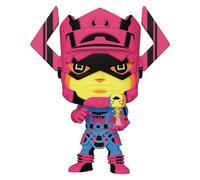 Funko Pop! Figurine Jumbo Marvel Galactus avec Surfer argenté 25,4 cm (Version Black Light)
