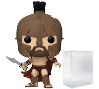 POP Films : WB 100-300, Leonidas with Helmet Limited Edition Chase Funko Figurine en vinyle (livrée avec étui de protection compatible), multicolore, 9,5 cm