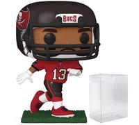 POP Football : Buccaneers - Mike Evans (uniforme domestique) Funko Figurine en vinyle (livrée avec étui de protection compatible), multicolore, 9,5 cm