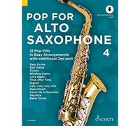 Pop For Alto Saxophone 4: 24 Pop-Hits in Easy Arrangements. Vol. 4. 1-2 alto saxophones.