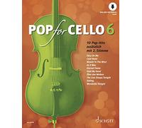 Pop For Cello 6: 10 Pop-Hits. Vol. 6. 1-2 cellos.