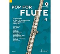 Pop pour flûte 4 – 12 pop-hits en arrangements faciles – Vol. 4 – 1-2 flûtes – Schott