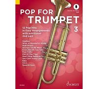 Pop for Trumpet 3 Band 3: 12 Pop-Hits in Easy Arrangements with Additional 2nd Part