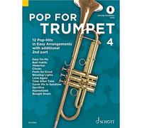 Pop For Trumpet 4: 12 Pop-Hits in Easy Arrangements. Vol. 4. 1-2 trumpets.