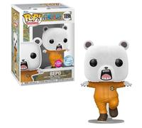 POP Beauty Figurine Funko Pop One Piece N°1896 Bepo Flocked Édition spéciale