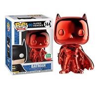 POP Funko DC Super Heroes 144 Batman Chrome Funko Limited Edition