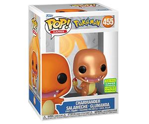 Pop Funko Games : Pokémon - Charmander Salameche - Glumanda (Metallic) (Convention Limited Edition) #455 Figurine en Vinyle
