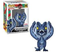 POP Funko Movie Jurassic Park Exclusive Dilophosaurus #550 avec étui en acrylique gratuit