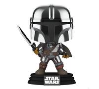 Pop Funko Star Wars The Mandalorian with Darksaber