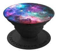 Pop Grip - PopSockets - Gen 2 - Bleu Nebula - Échangeable - Chargement sans fil