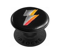 Pop Grip pour Smartphones Gén 2 Premium avec Logo Flash Bowery Bolt Noir