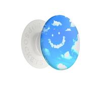 PopSockets Pop Grip pour smartphones Ciel d'Azur Standard Blanc / Bleu