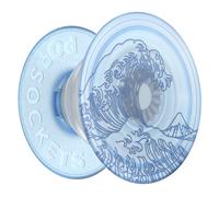 PopSockets – Support/poignée extensible PopGrip Plant à base de plantes – Translucent Ocean