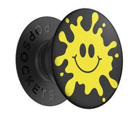 Pop Grip pour Smartphones Standard Design Splat PopSockets Noir / Jaune