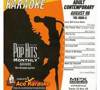 Pop Hits Monthly Adult Contemporary Karaoke Music CDG - August 2006