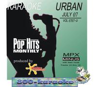 Pop Hits Monthly July Urban 2007 Karaoke CD+G Stellar Records