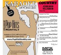 Pop Hits Monthly June 2012 Country - Karaoke CD+G
