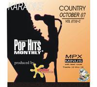 Pop Hits Monthly October 2007 Country Karaoke CD+G Stellar Records