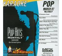 Pop Hits Monthly Pop Karaoke Music CDG - March 2007