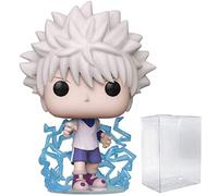 POP Hunter x Hunter - Killua Zoldyck Funko Pop ! Figurine en vinyle (livrée avec étui de protection compatible Pop Box), multicolore, 9,5 cm