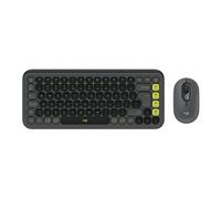 POP Icon Combo - Ensemble clavier et souris - sans fil - Bluetooth LE - QWERTY - International US - graphite, vert