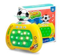 Pop it Électronique Quick Push Pop Game Fidget Toys Pro avec console pour ballon de football pivotant à 360° pour enfants et adultes, jouet anti-stress, jeu de bulles, cadeau pour garçons, filles