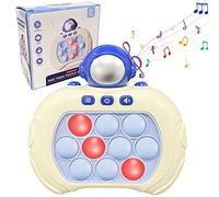 Pop It Fidget Toy, Jeu Pop Portable, Machine Jeu Puzzle-Pop, Contrôleur de Jeu Bubble Sensory Fidget Toy, Push it Pop Fidget Toys Jeu, Jeu Quick Push Pop it pour Formation Concentration