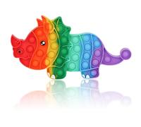 Pop It Fidget Toys, Jouet Anti-Stress, Push and Pop Bubble Sensory Fidget Toy, Jouets Sensoriels à Presser, Jouet Anti Stress Pop Fidget Toy, Cadeau d'anniversaire Fête pour Enfants et Adulte