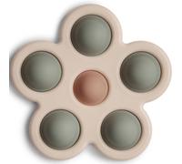 Pop-it Fleur En Silicone Beige, Vert D'eau TU