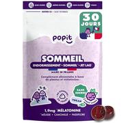 POP IT Gummies Sommeil Mélatonine 1,9mg - Endormissement Rapide - 30u