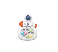 Pop It Jouet électronique Quick Push Pop It électronique 4 modes avec son et lumière Jouets sensoriels et magiques (S-Astronaute)