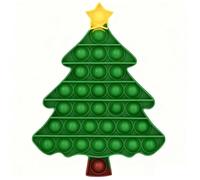 Pop It Noël, Pop It Fidget Toys Noël, Sapin de Noëls Push Bubbles Jouet Noëls, Convient Aux Enfants Et Aux Adultes pour Soulager L'anxiété, Convient Aux Personnes Autistes
