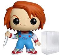 POP Jouet d'enfant 2 Chucky Funko Pop ! Figurine en vinyle (livrée avec étui de protection compatible Pop Box), multicolore, 9,5 cm