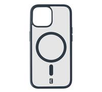 Pop Mag - iPhone 15 Etui transparent avec bords colorés compatible avec l'écosystème Magsafe